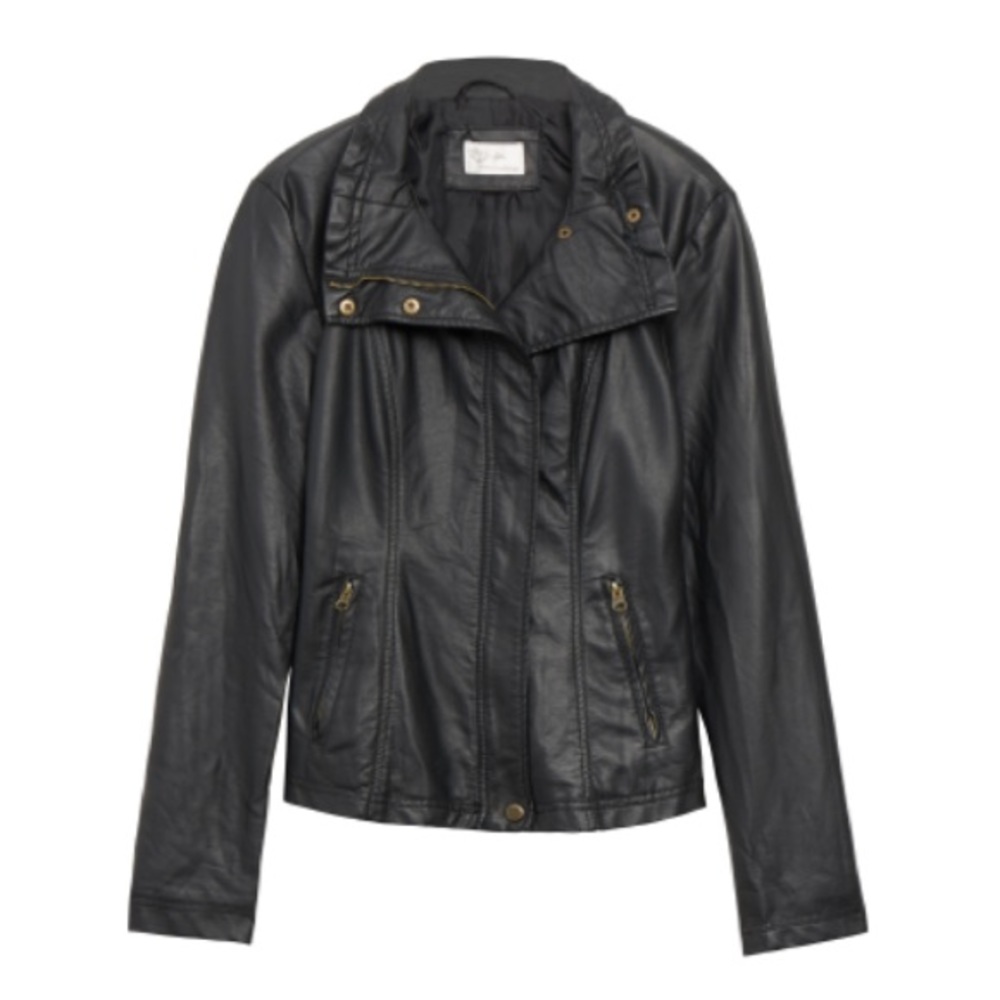 Rhonda Faux Leather Jacket